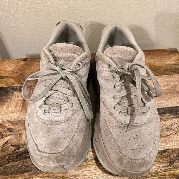 HOKA One One Bondi L Running ShoeSuede Simply Taupe Pumice Stone Men’s Size 11.5 - Picture 4 of 10